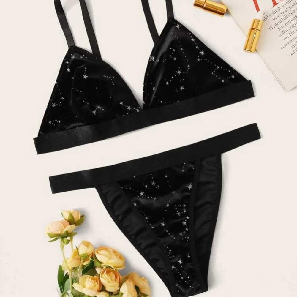Velvet lingerie